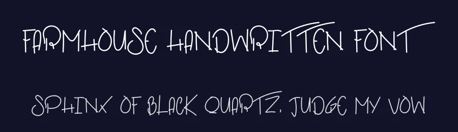 Farmhouse Handwritten Font by levincreative — Script Handwritten Font — thumbnail 2