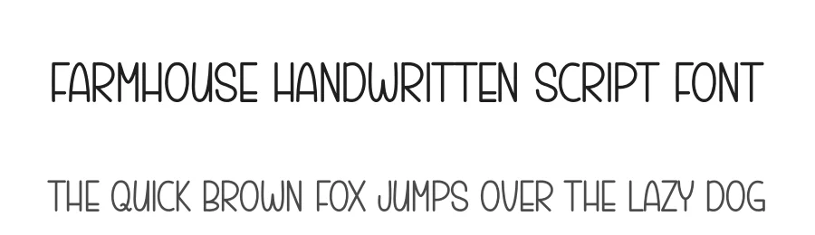 Farmhouse Handwritten Script Font by andikastudio — Script Handwritten Font