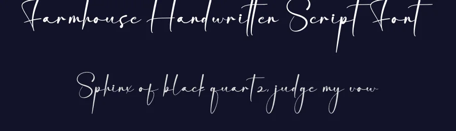 Farmhouse Handwritten Script Font by creativeletter — Script Handwritten Font — thumbnail 2