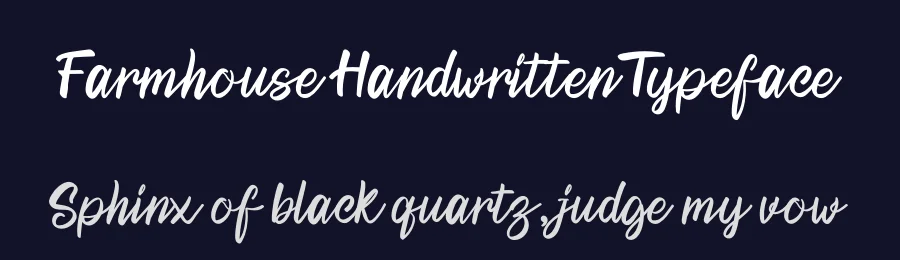Farmhouse Handwritten Typeface by inermediaSTUDIO — Script Handwritten Font — thumbnail 2