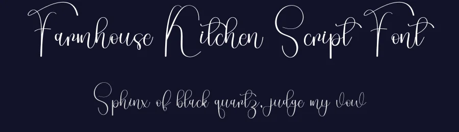 Farmhouse Kitchen Script Font by freshtypeink — Script Handwritten Font — thumbnail 2