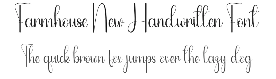 Farmhouse New Handwritten Font by andikastudio — Script Handwritten Font