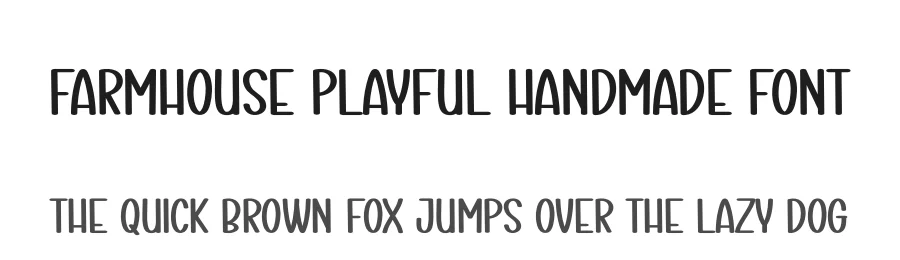 Farmhouse Playful Handmade Font by creativeletter — Display Font