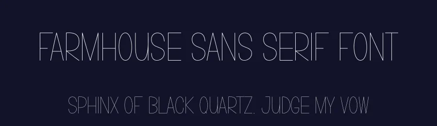 Farmhouse Sans Serif Font by andikastudio — Display Font — thumbnail 2