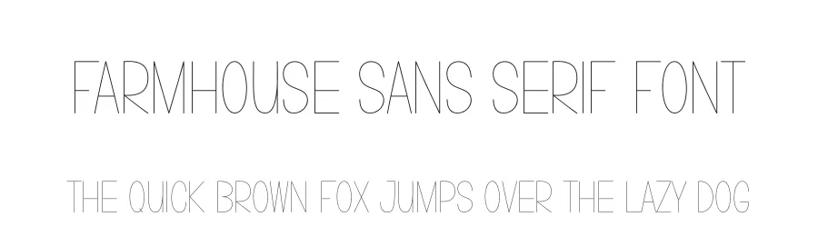 Farmhouse Sans Serif Font by andikastudio — Display Font