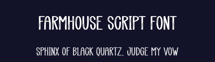 Farmhouse Script Font by creativeletter — Display Font — thumbnail 2