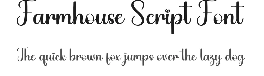 Farmhouse Script Font by andikastudio — Script Handwritten Font