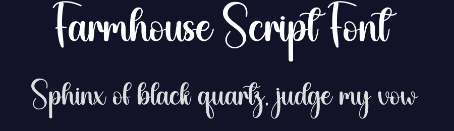 Farmhouse Script Font by creativeletter — Script Handwritten Font — thumbnail 2