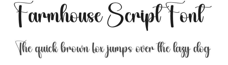 Farmhouse Script Font by andikastudio — Script Handwritten Font