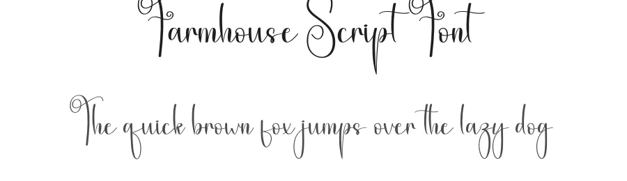 Farmhouse Script Font by andikastudio — Script Handwritten Font