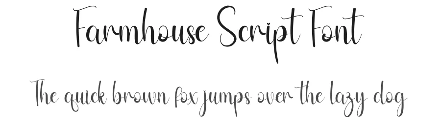 Farmhouse Script Font by andikastudio — Script Handwritten Font