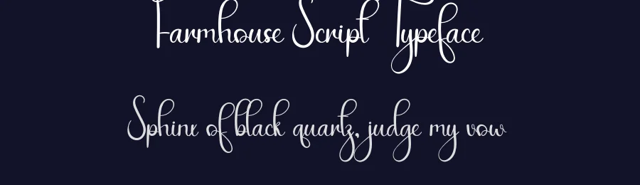 Farmhouse Script Typeface by andikastudio — Script Handwritten Font — thumbnail 2