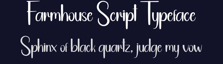 Farmhouse Script Typeface by andikastudio — Script Handwritten Font — thumbnail 2