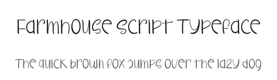 Farmhouse Script Typeface by inermediaSTUDIO — Display Font