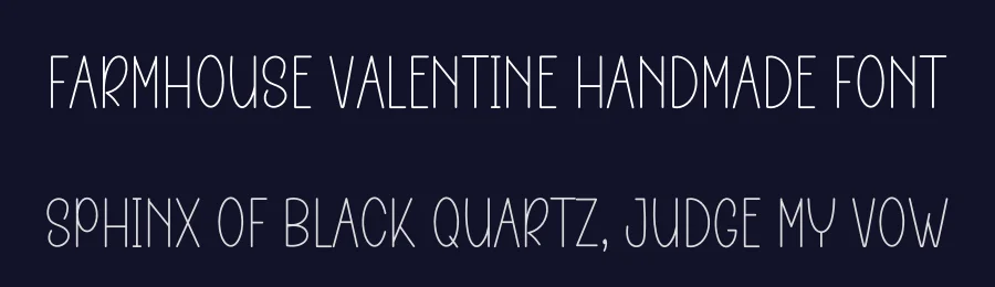 Farmhouse Valentine Handmade Font by freshtypeink — Display Font — thumbnail 2