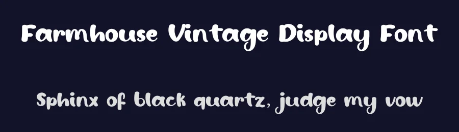Farmhouse Vintage Display Font by inermediaSTUDIO — Script Handwritten Font — thumbnail 2
