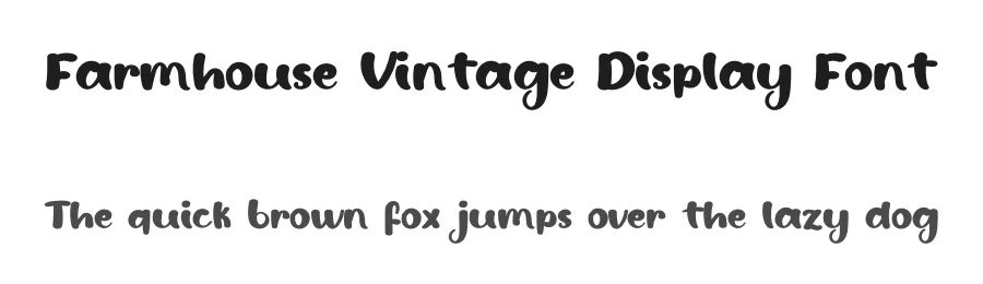 Farmhouse Vintage Display Font by inermediaSTUDIO — Script Handwritten Font