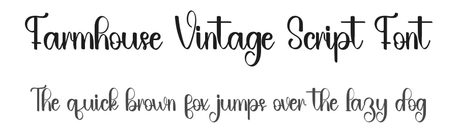 Farmhouse Vintage Script Font by inermediaSTUDIO — Script Handwritten Font