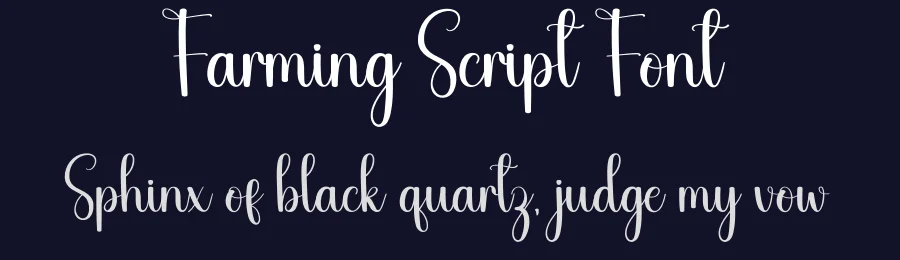 Farming Script Font by andikastudio — Script Handwritten Font — thumbnail 2
