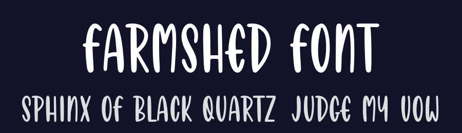 Farmshed Font by Essentials Studio — Display Font — thumbnail 2