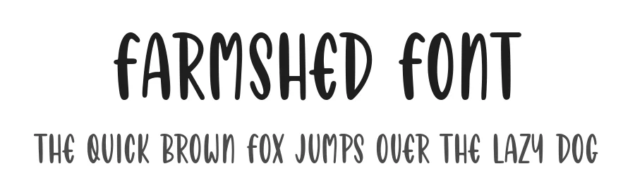 Farmshed Font by Essentials Studio — Display Font