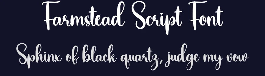 Farmstead Script Font by creativeletter — Script Handwritten Font — thumbnail 2