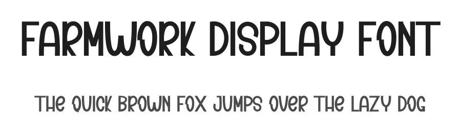 Farmwork Display Font by inermediaSTUDIO — Display Font
