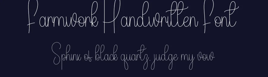 Farmwork Handwritten Font by andikastudio — Script Handwritten Font — thumbnail 2