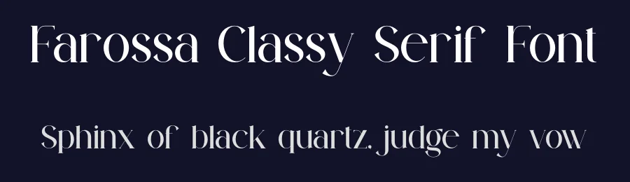 Farossa Classy Serif Font by ErmediaStudio — Serif Font — thumbnail 2