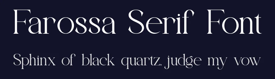 Farossa Serif Font by ErmediaStudio — Serif Font — thumbnail 2