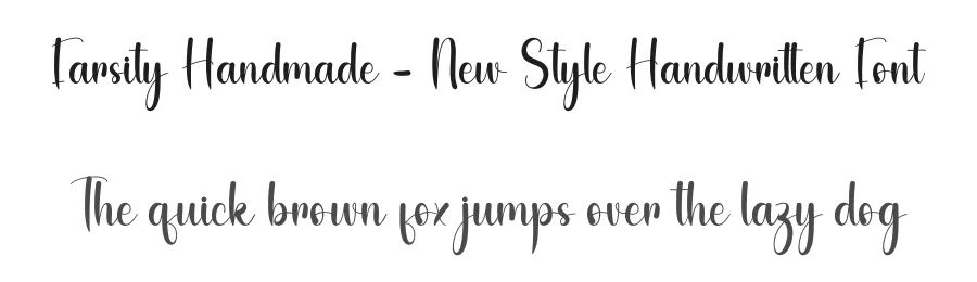 Farsity Handmade – New Style Handwritten Font by andikastudio — Script Handwritten Font