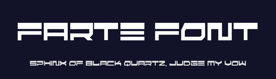 Farte Font by hayoyuka8 — Display Font — thumbnail 2