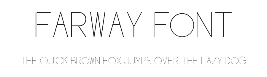 Farway Font by Luca Bockmann — Sans Serif Font