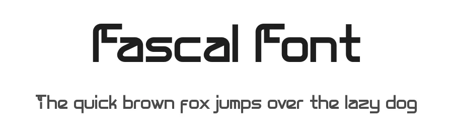 Fascal Font by vultype — Sans Serif Font