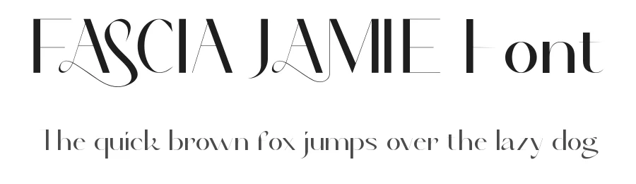 Fascia Jamie Font by nihstudio — Display Font