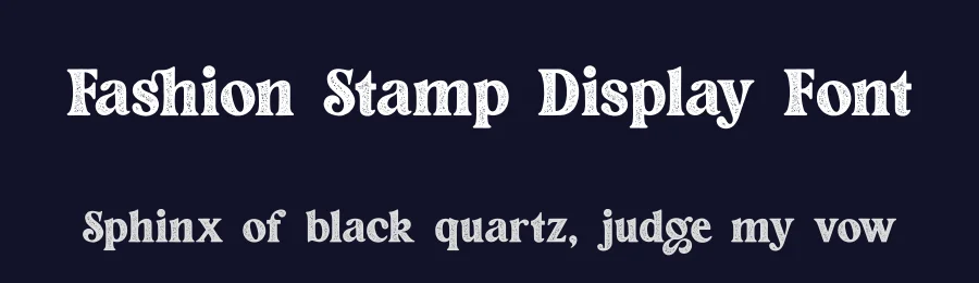Fashion Stamp Display Font by typeline studio — Serif Font — thumbnail 2