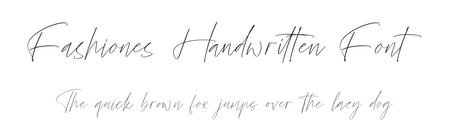 Fashiones Handwritten Font by Operatype.Co — Display Font