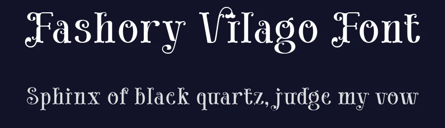 Fashory Vilago Font by TypeClassHeroes — Decorative Font — thumbnail 2