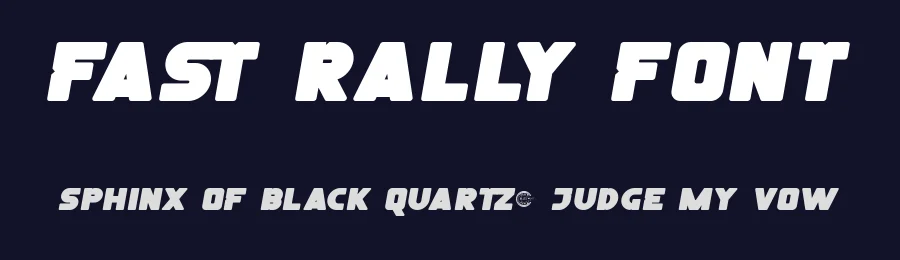Fast Rally Font by RaisProject — Display Font — thumbnail 2