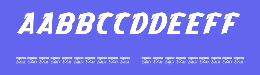 Fast Swift Font by edricstudio — Display Font — thumbnail 3