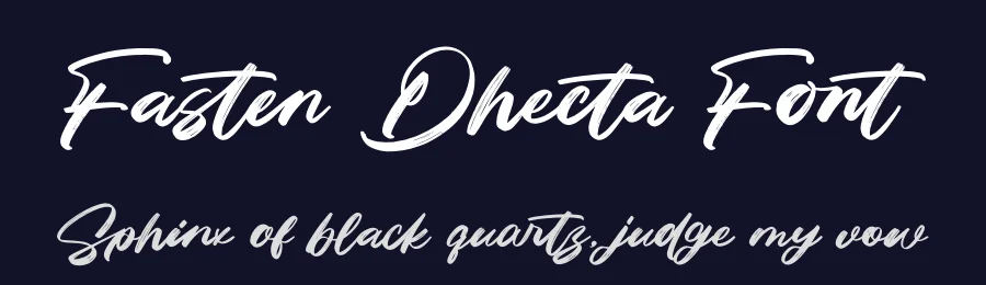 Fasten Dhecta Font by letterenastudios — Script Handwritten Font — thumbnail 2