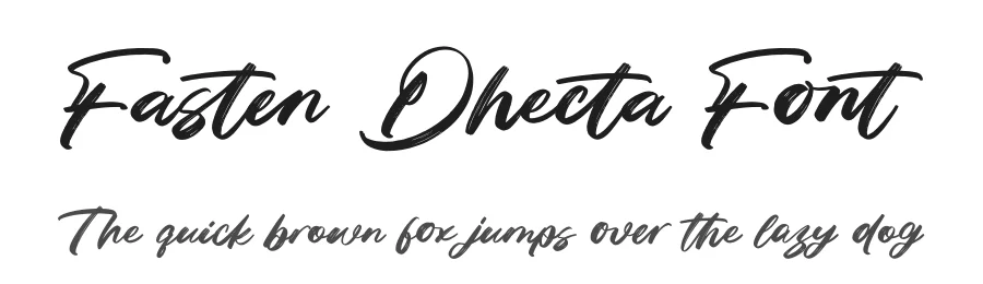 Fasten Dhecta Font by letterenastudios — Script Handwritten Font