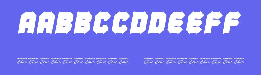 Fastest Shark Font by edricstudio — Decorative Font — thumbnail 3