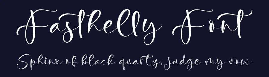 Fasthelly Font by letterenastudios — Script Handwritten Font — thumbnail 2