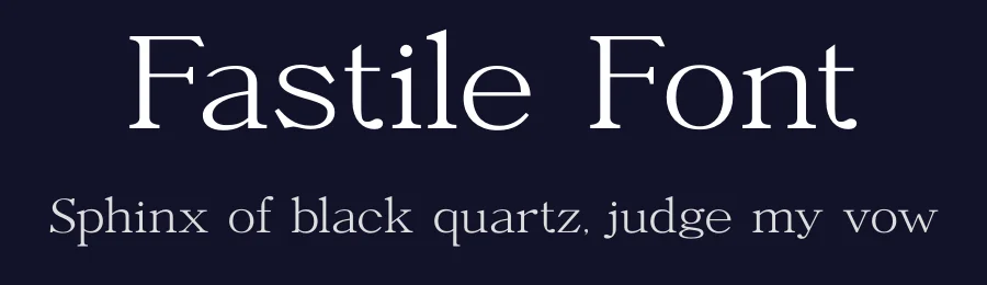 Fastile Font by TypeLogue — Serif Font — thumbnail 2