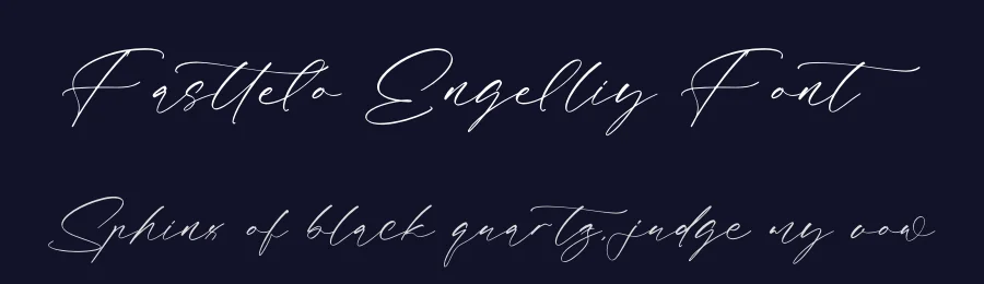 Fasttelo Engelliy Font by letterenastudios — Script Handwritten Font — thumbnail 2
