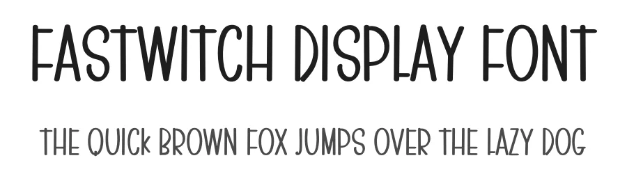 Fastwitch Display Font by inermediaSTUDIO — Display Font