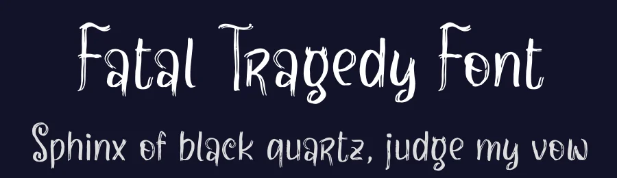 Fatal Tragedy Font by letterfabric — Script Handwritten Font — thumbnail 2