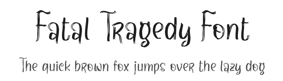 Fatal Tragedy Font by letterfabric — Script Handwritten Font