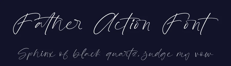 Father Action Font by stylishtype.co — Script Handwritten Font — thumbnail 2